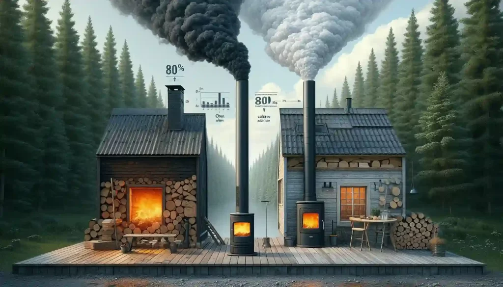 Impacto ambiental chimeneas de leña
