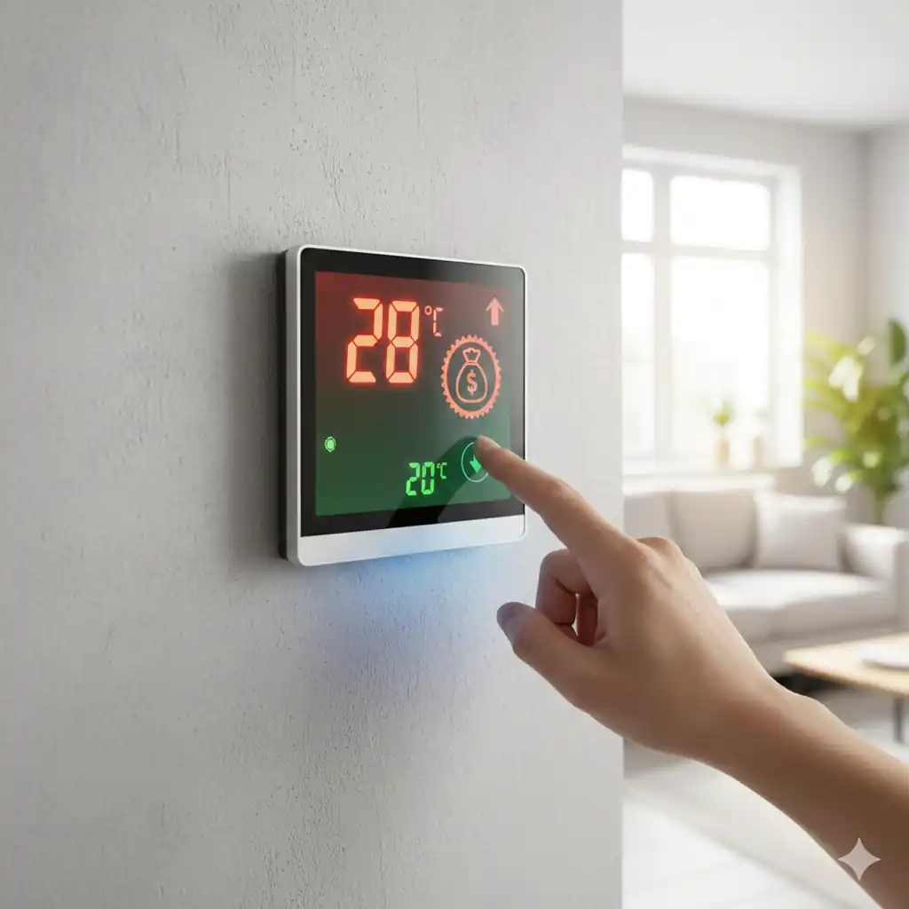 Error más común termostato ahorrar dinero