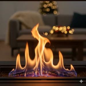 Psicología del fuego y color de la llama