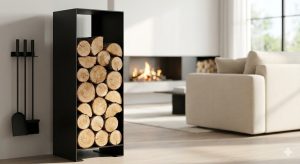 Leñeros de diseño salónpara