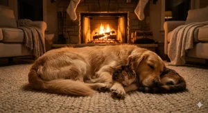 mascotas y chimeneas